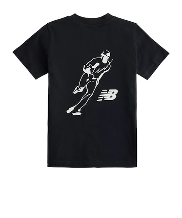 ニューバランス（new balance）大谷翔平キッズオールウェイズオンロゴ半袖Tシャツ YT62N1TWBK