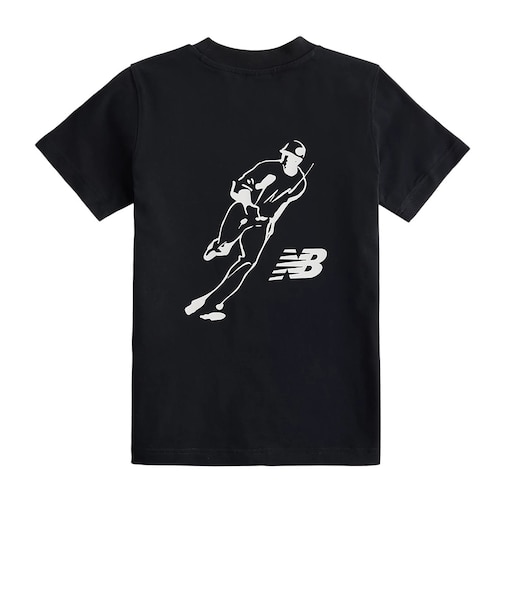 ニューバランス（new balance）大谷翔平キッズオールウェイズオンロゴ半袖Tシャツ YT62N1TWBK