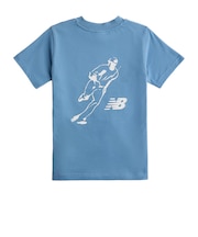 ニューバランス（new balance）大谷翔平キッズオールウェイズオンロゴ半袖Tシャツ YT62N1TWHEB