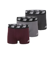 ニューバランス（new balance）プレミアムボクサー 3インチ 前閉じ 3枚組 LAU13009BLK