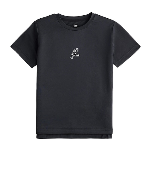 ニューバランス（new balance）大谷翔平キッズトレーニング半袖Tシャツ YT62C77EBK