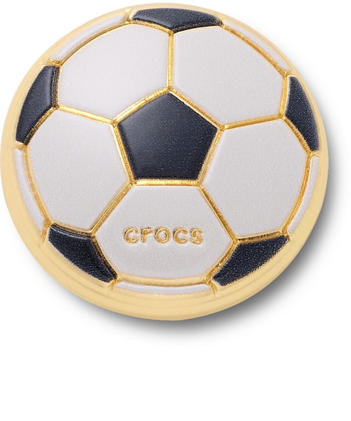 クロックス（crocs）ジビッツチャーム エナメル サッカー ボール 10019024