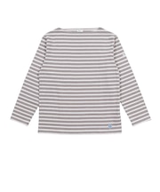 Cotton Lourd Basque ボートネック ボーダー長袖Tシャツ B211 BROWNINGxWHITE