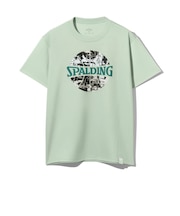 スポルディング（SPALDING）バスケットボールウェア ジュニア Tシャツ グラフィティ ボールプリント SJT26143DM