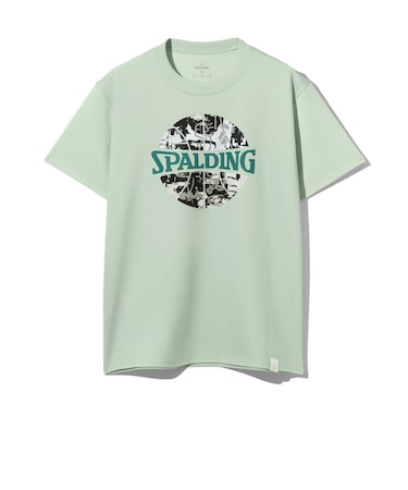 スポルディング（SPALDING）バスケットボールウェア ジュニア Tシャツ グラフィティ ボールプリント SJT26143DM