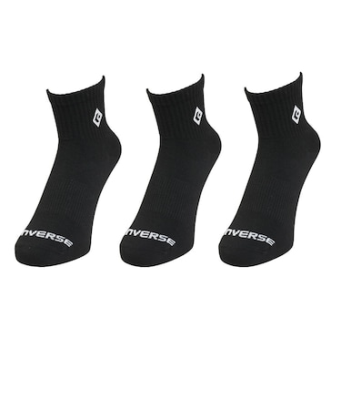 コンバース（CONVERSE）ダイアモンドロゴEBショートソックス 3足組 41800041