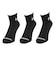 コンバース（CONVERSE）ダイアモンドロゴEBショートソックス 3足組 41800041