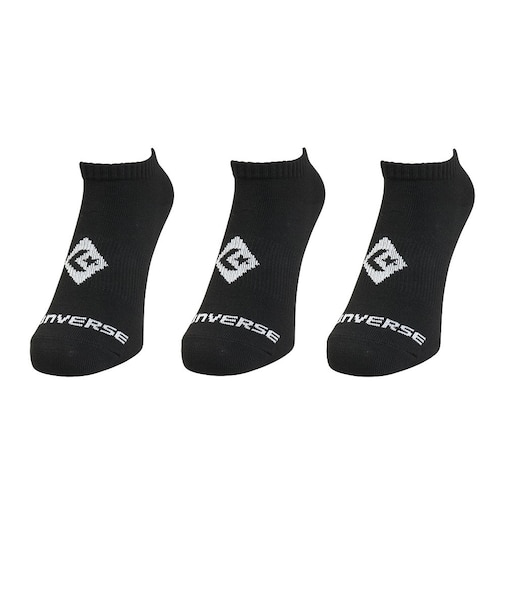 コンバース（CONVERSE）ダイアモンドロゴアンクルソックス 3足組 41800051