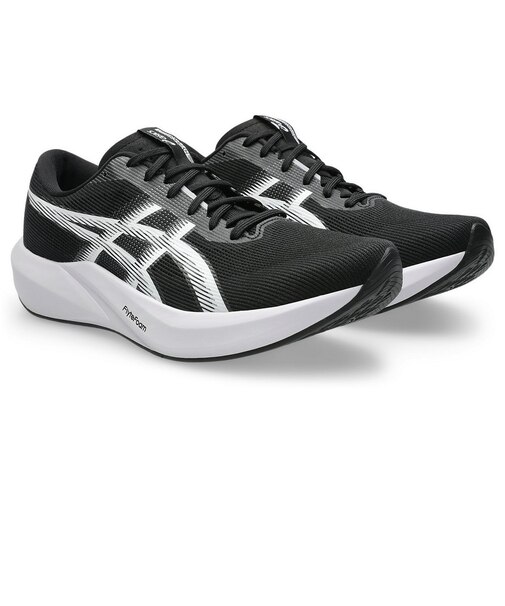 アシックス(ASICS)ランニングシューズ トレーニングシューズ 部活 ハイパースピード 6 ワイド ブラック ホワイト 1013A238.001