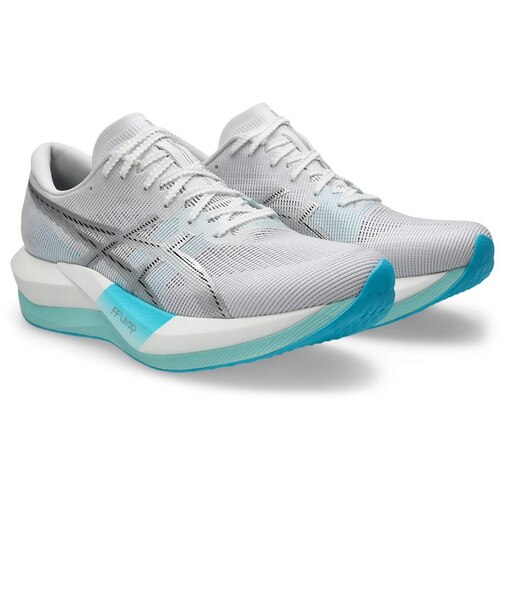 アシックス（ASICS）ランニングシューズ トレーニングシューズ 部活 マジックスピード 5 ブルー シルバー 1013A183.101