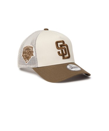 ニューエラ（NEW ERA）メッシュキャップ キッズ Youth 9FORTY A-Frame トラッカー MLB Side Patch サンディエゴ・パドレ…