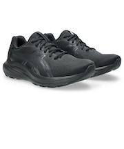 アシックス（ASICS）ランニングシューズ ジョギングシューズ ゲル コンテンド 10 エキストラワイド ブラック グレー 1011C250.002