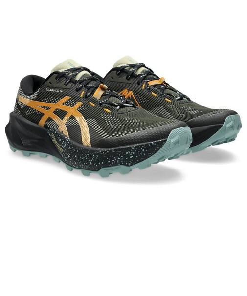アシックス(ASICS)ランニングシューズ トレランシューズ トラブーコ 14 ベージュ ブラック 1011C166.200
