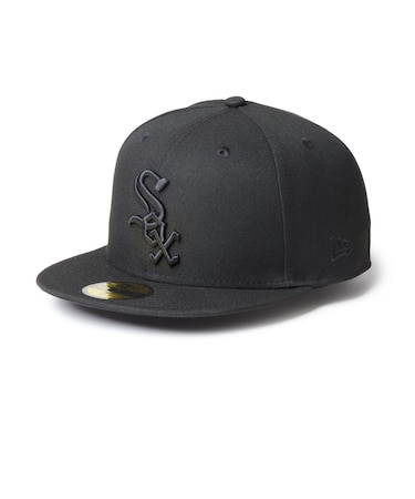 ニューエラ（NEW ERA）キャップ 59FIFTY MLB Black on Black シカゴ・ホワイトソックス 14745189
