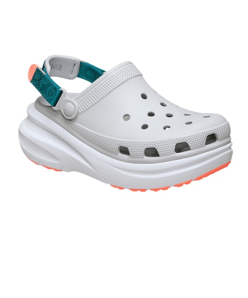 クロックス（crocs）サンダル ニュー クラッシュ ムーブ クロッグ ライトグレー 214096-1FT シャワーサンダル カジュアル シューズ
