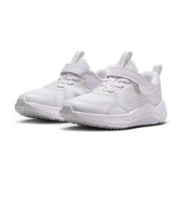 ナイキ(NIKE)ジュニアスポーツシューズ ベルクロ ベルト付き スニーカー コズミック ランナー PSV ホワイト HM4400-102 カジュアル シューズ