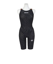 アリーナ（ARENA）競泳水着 レディース 水泳 アクアレーシングワンピース AS6FRC76L BKGY