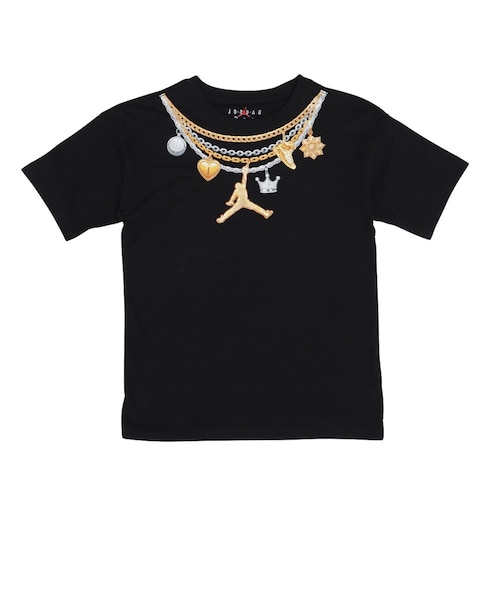 ジュニア ネックレス チャーム 半袖Tシャツ 45F861-023｜スーパー