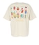 ゴースローキャラバン（GOSLOWCARAVAN）スクエアLOGO バックプリント ゆったり 半袖Tシャツ 361915B IVY