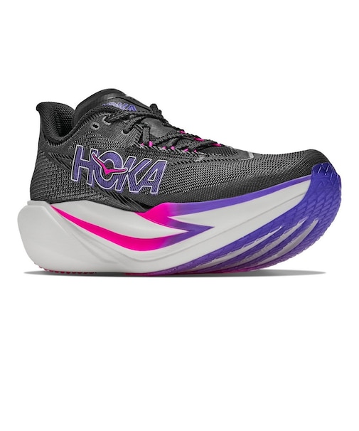 ホカ(HOKA)ランニングシューズ トレーニングシューズ 部活 シエロ X1 3.0 ブラック パープル 1171927-CRBN スポーツ シューズ