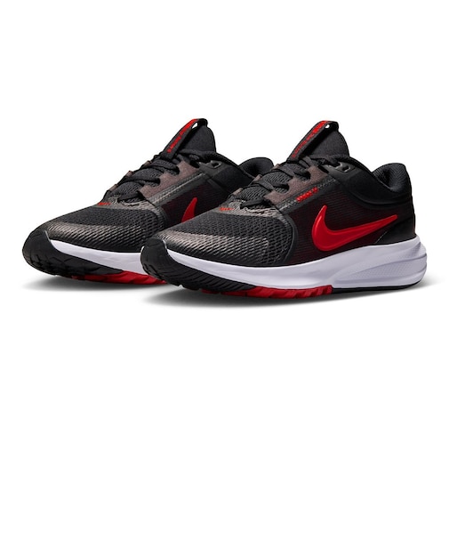 ナイキ(NIKE)ジュニア スポーツシューズ スニーカー スター ランナー 5 ブラック レッド GS HF7004-014 トレーニング シューズ