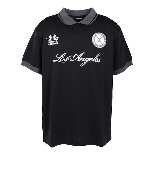 エクストララージ（XLARGE）クラシックサッカー半袖シャツ 101262013005-BLACK