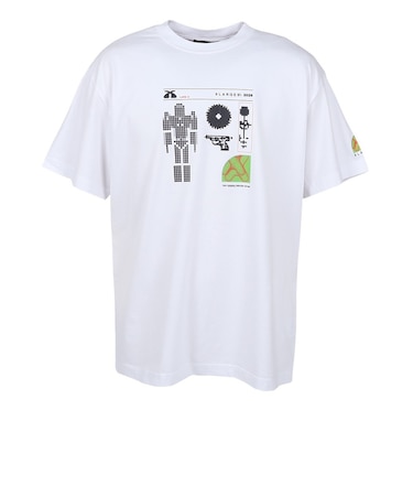 エクストララージ（XLARGE）X TEC 半袖Tシャツ 101262011025-WHITE