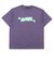 エクストララージ（XLARGE）THROW UP 半袖Tシャツ 101262011013-PURPLE