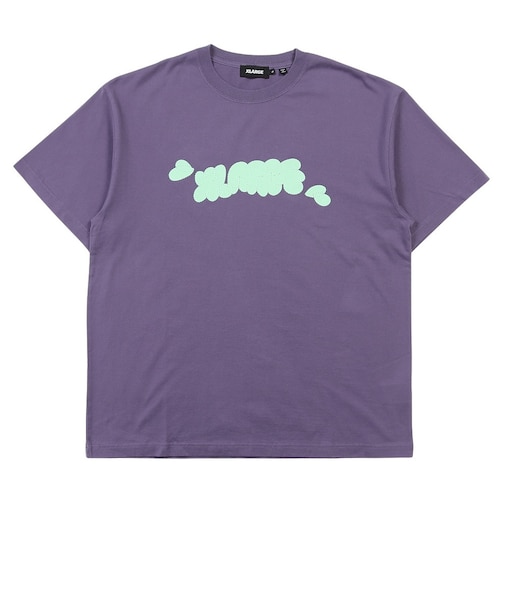 エクストララージ（XLARGE）THROW UP 半袖Tシャツ 101262011013-PURPLE