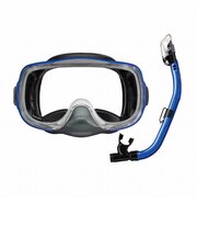 ツサスポーツ（TUSA SPORT）シュノーケリング2点セット広視界3眼タイプ 大人用 25UC0109 BKMBB