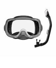 ツサスポーツ（TUSA SPORT）シュノーケリング2点セット広視界3眼タイプ 大人用 25UC0109 BKBK