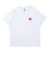 RV ハート 半袖Tシャツ RIV-26020-WT/RD