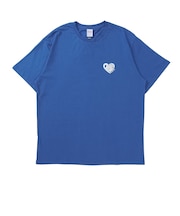 RV ハート 半袖Tシャツ RIV-26020-BLU