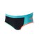 スピード（SPEEDO）競泳水着 メンズ 水泳 エフシーターンズ ショートボックス 黒×青 S-LLサイズ ST42650 KA トレーニング 練習用