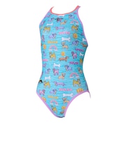 スピード（SPEEDO）競泳水着 レディース 水泳 モルガバルーンドッグターンズクロッシェスーツ 水色 S-Lサイズ STW02651MU SB ワンピース
