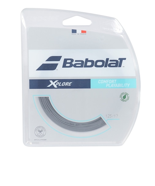 バボラ（BABOLAT）硬式テニスストリング XPLORE 12m 241153-GY-125