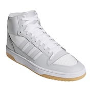 アディダス（adidas）スニーカー ブレイクスタート ミッド アオのハコ 鹿野千夏 着用 ライトグレー OPO50-KI1271