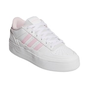 アディダス（adidas）スニーカー カジュアルシューズ ブレイクスタート ボールド W アオのハコ 蝶野雛 着用 ホワイト ピンク NSB35-JP7523…