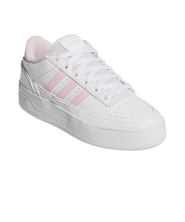 アディダス（adidas）スニーカー カジュアルシューズ ブレイクスタート ボールド W アオのハコ 蝶野雛 着用 ホワイト ピンク NSB35-JP7523…