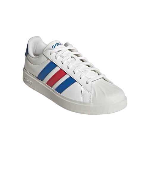 アディダス(adidas)スニーカー スポーツシューズ ストリートトーク ホワイト ブルー OOC27-IH4276 スポーツ カジュアル シューズ