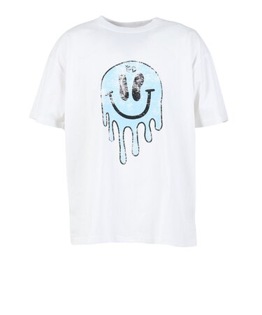 SMILEY 半袖Tシャツ IPDSSSM-1122-WHT