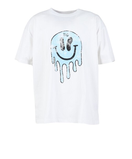 SMILEY 半袖Tシャツ IPDSSSM-1122-WHT