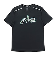 ナイキ（NIKE）ドライフィット UV マイラー HBR ショートスリーブ ランニングトップ IM5235-011
