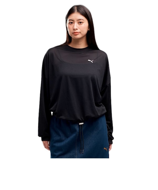プーマ（PUMA）ESS エレベーテッドメッシュ プルオーバー 638489 01 BLK