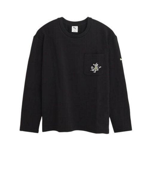 プーマ（PUMA）ESS エレベーテッド MX ベビー TR 長袖Tシャツ 696881 01 BLK