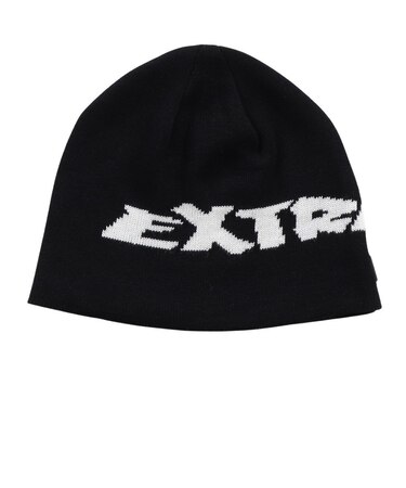 エクストララージ（XLARGE）帽子 ビーニー ニット帽 101262051002-BLACK