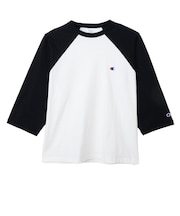 チャンピオン-ヘリテイジ(CHAMPION-HERITAGE)ベーシック ルーズ 3/4ラグランスリーブTシャツ C3-E415 011