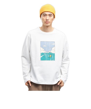 プーマ（PUMA）ESS エレベーテッド MX ベビーテリー 長袖 Tシャツ 638531 02 WHT