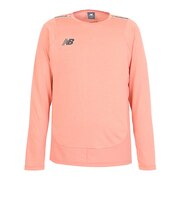 ニューバランス(new balance)サッカーウェア Black Out 杢 接触冷感ロングスリーブシャツ MT62A0VSPKL