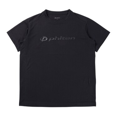 ファイテン（PHITEN）バレーボールウェア 冷感半袖シャツ ブラック 3126JG72000